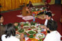 Venerable Phrakhru Sitthiwarakhom and Thai Buddhist pilgrims being warmly welcomed at Namsai temple.